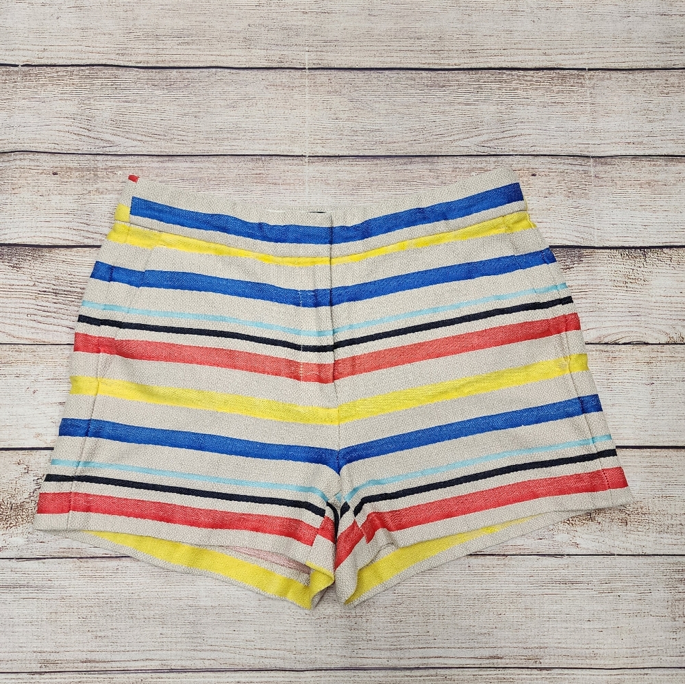 J.Crew Jacquard Striped Shorts Size‎ 0
